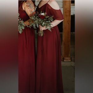 Size S Birdy Grey Bridesmaids Dress Cabernet
